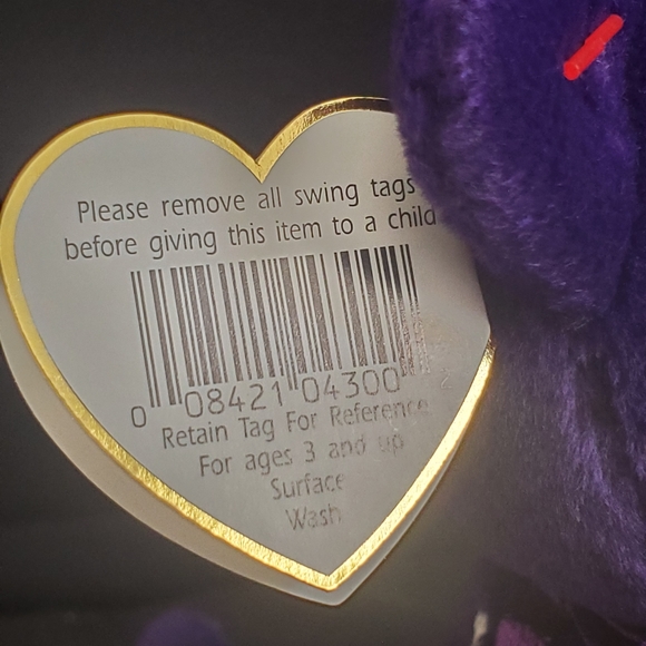 Ty Beanie Baby Princess Bear 1997 - Picture 4 of 8